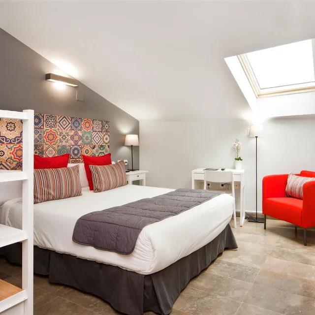 غرفة قياسية بسرير كوين، Hotel Sant Pere II 4/9