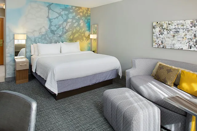 استوديو بسرير كينج مع أريكة، COURTYARD BY MARRIOTT SACRAMENTO MIDTOWN 6/10