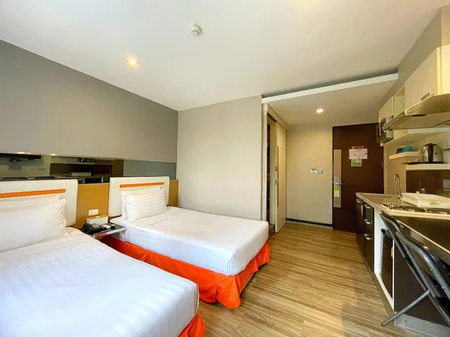غرفة ديلوكس بسريرين منفصلين، Arawana Express Phrom Phong (ex. Icheck Inn Regency Sukhumvit) 2/10