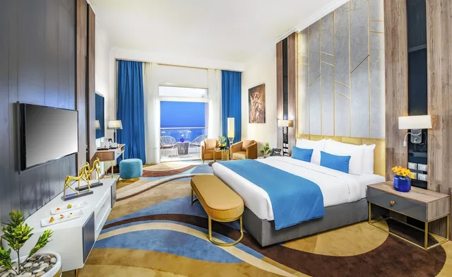 غرفة سوبيريور بسريرين منفصلين بإطلالة على البحر، Tolip Resort El Galala Hills 3/4