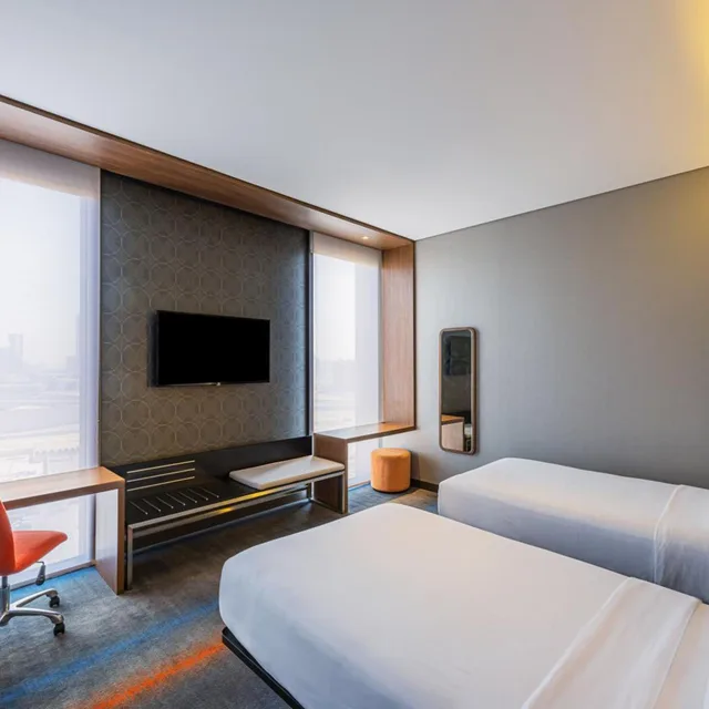 Aloft, Twin Beds, Aloft Me'aisam Dubai 2/8