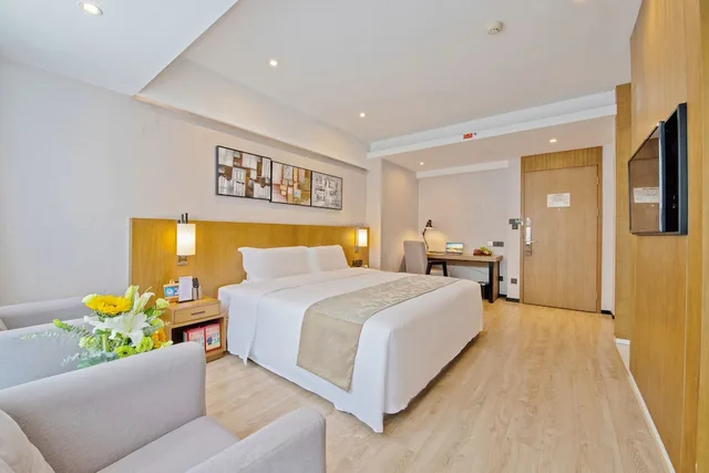 غرفة ديلوكس بسرير مزدوج، Shenzhen Hongdu Hotel 5/10
