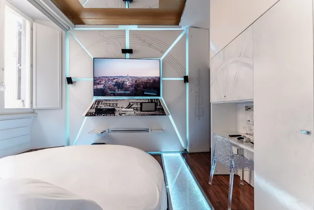Junior Suite, Round Bed, Queen Bed, Hot Tub, Hotel Trecento 6/8