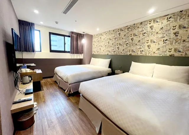 غرفة ديلوكس رباعية، Le room Hotel Kaifeng Taipei 1/9