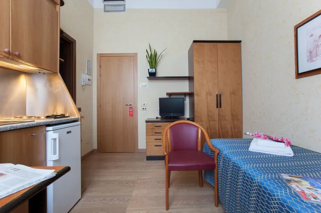غرفة مفردة بمطبخ صغير، Residence Lepontina 8/9