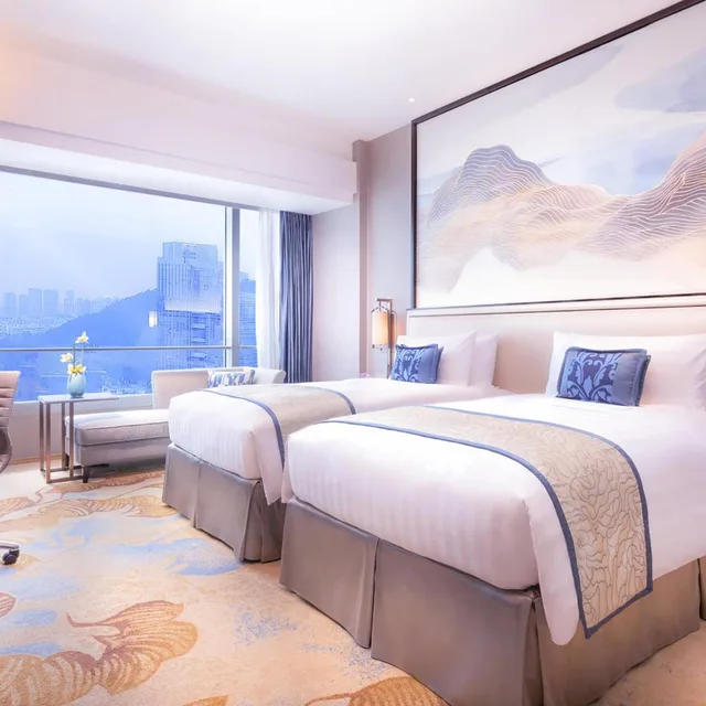 غرفة ديلوكس بسرير فردي، Shangri La Xiamen 2/6