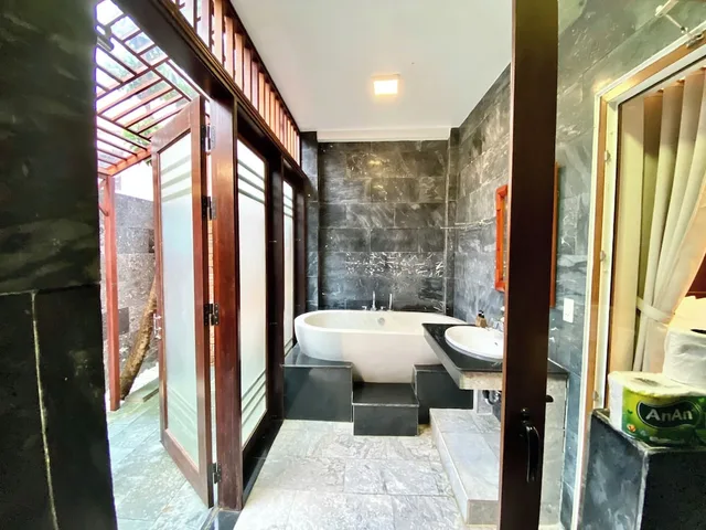 جناح بسرير مزدوج بإطلالة على المسبح، Villa Orchid Garden Riverside 7/7