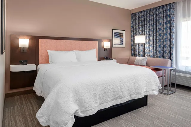 غرفة بسرير كينج مع أريكة لذوي الإعاقة، Hampton Inn Suites Overland Park South Ks 1/4