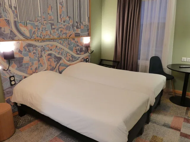 غرفة قياسية بسريرين منفصلين، Ibis Styles Lyon Croix Rousse 2/10