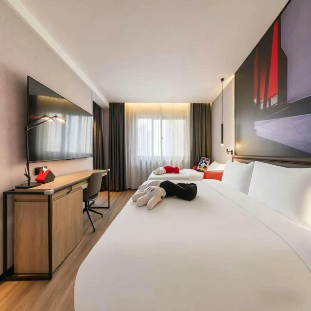 غرفة عائلية بسرير كينج، Jinjiang Metropolo Hotel Shanghai Baiyulan 1/1