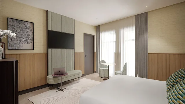 Junior Suite, King Bed, Sofa, Circle 6 Rome Hotel 5/10
