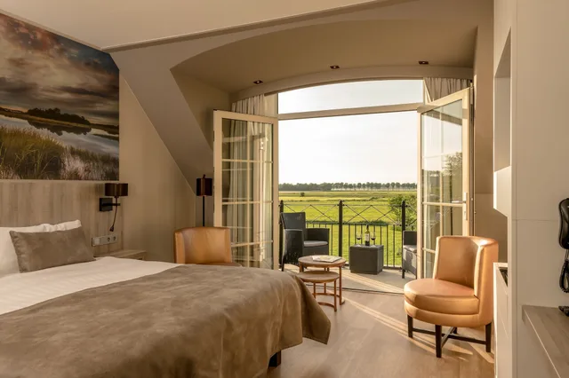 غرفة سوبيريور بسرير مزدوج بشرفة، Van Der Valk Hotel Groningen Westerbroek 1/3