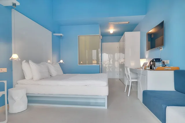 غرفة ديلوكس بسرير مزدوج بإطلالة جزئية على البحر، Sesa Boutique Hotel 4/7