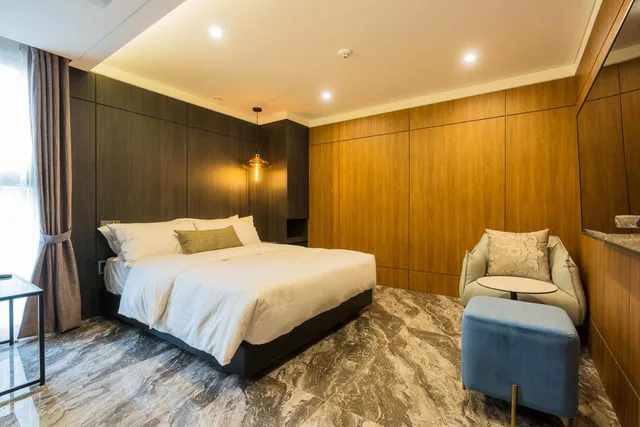 غرفة بريميير بسرير مزدوج، Hotel The May Jongno 1/10