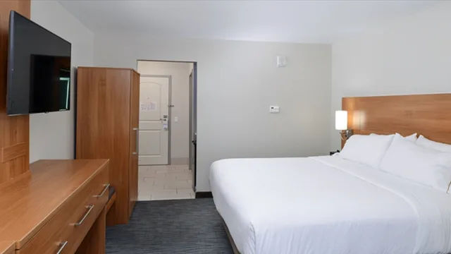غرفة بسرير كينج مع أريكة، Holiday Inn Express & Suites Lexington - Hamburg Area 1/1