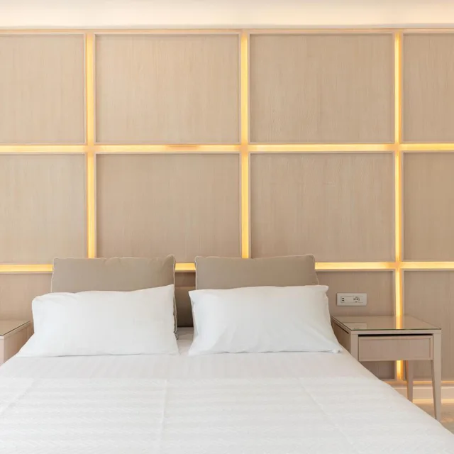 غرفة بسرير مزدوج بإطلالة على البحر، Hotel Mamela 9/10
