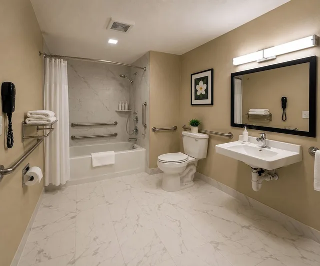 غرفة بسرير كوين لذوي الإعاقة، Super 8 By Wyndham Lexington Park/California Area 5/5