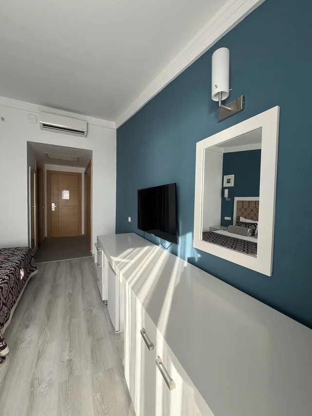 غرفة قياسية بسرير مزدوج وسرير فردي بإطلالة على البحر، SL La Perla Hotel Kemer 7/10