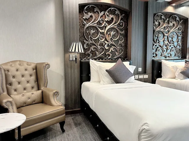 جناح ديلوكس بسريرين منفصلين، KTK Pattaya Hotel and Residence 1/2