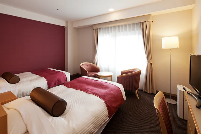 غرفة قياسية مفردة بسريرين منفصلين للمدخنين، Ueda Tokyu REI Hotel 1/2