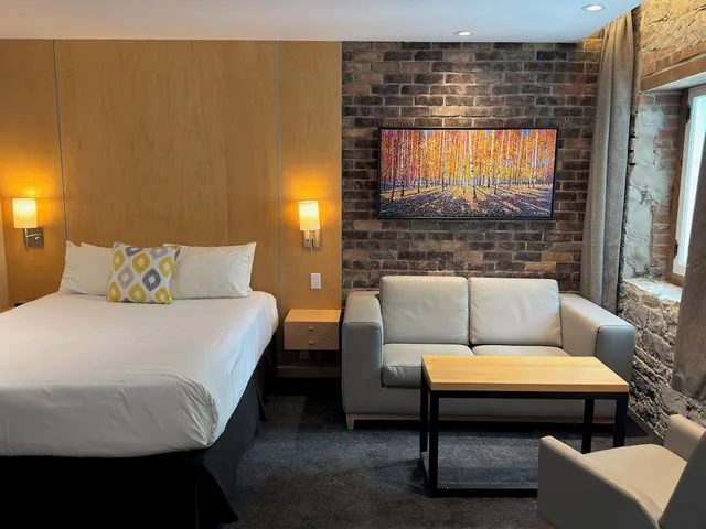 غرفة سوبيريور بسريرين كوين، Hotel Du Vieux Quebec 3/4