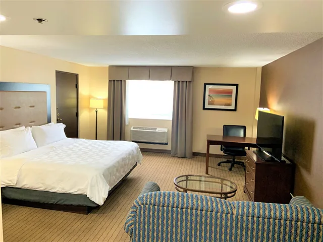 غرفة قياسية بسرير كينج مع أريكة، Holiday Inn Hotel & Suites Chicago-Carol Stream(Wheaton) 1/3