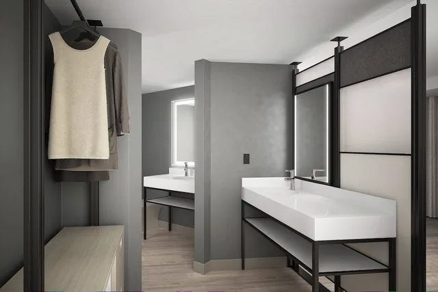 Room, King Bed, Water Front, Sofa, Balcony، Aloft Ocean City 4/5