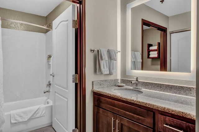 جناح استوديو بسريرين كوين مع أريكة بمطبخ، Staybridge Suites Salt Lake-West Valley City 4/6
