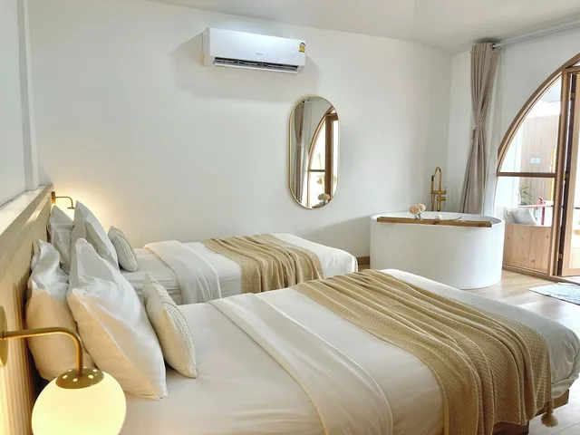 غرفة ديلوكس بسريرين منفصلين، Tonsak Resort 3/10