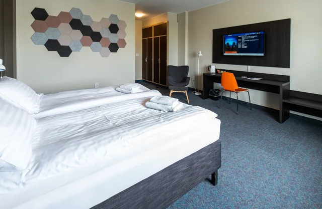 غرفة بسريرين منفصلين، Konvin Hotel by Reykjavik Keflavik Airport 5/10