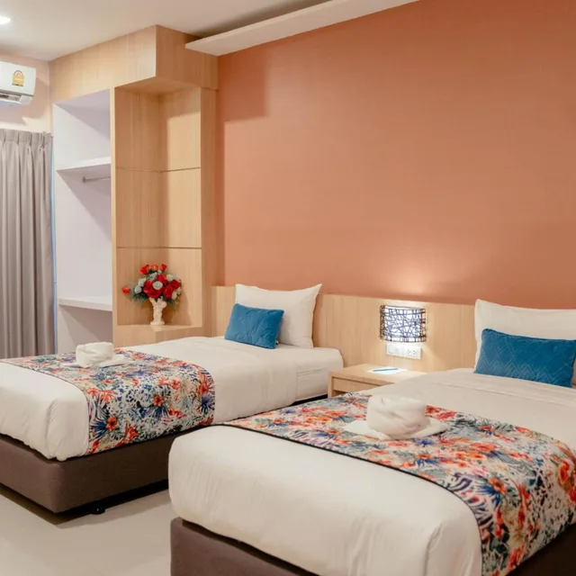 غرفة قياسية بسريرين منفصلين، It Me Keawanong Hotel 1/10