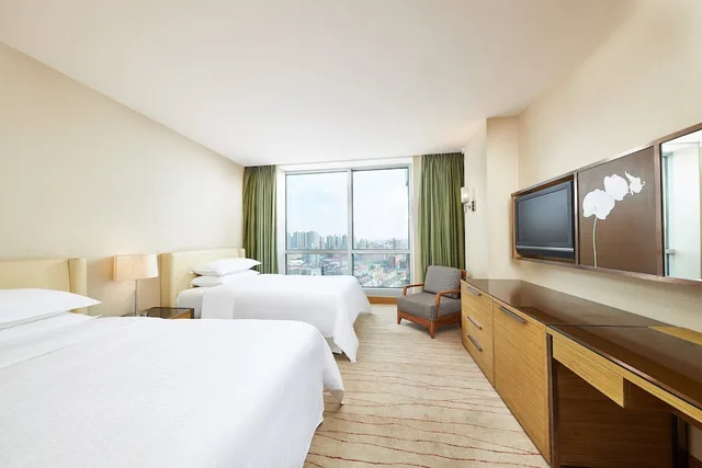 غرفة بسريرين مزدوجين، Four Points By Sheraton Shanghai Daning 1/10