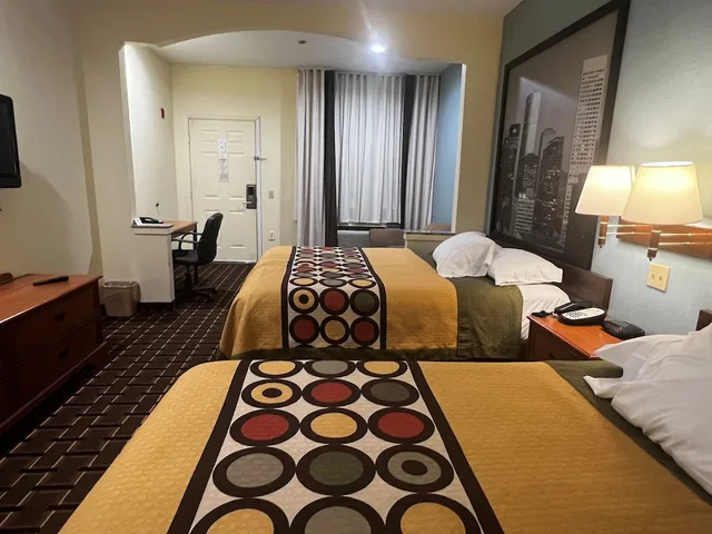 Studio, Suite, 2 Queen Beds, Smoking, Super 8 by Wyndham Stafford Sugarland Area 3/4