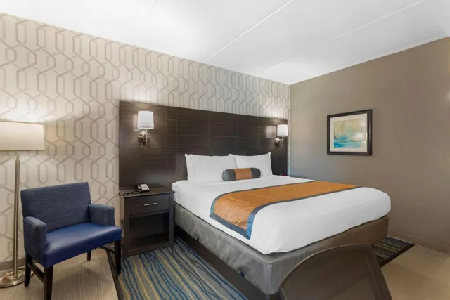 غرفة بسرير كينج يُسمح فيها بالحيوانات الأليفة لذوي الإعاقة، Best Western Plus Bowling Green 6/9