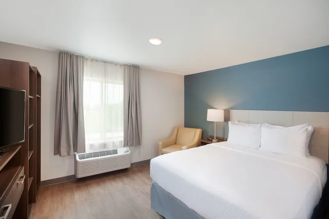 غرفة بسرير كوين لذوي الإعاقة، WoodSpring Suites Dallas Plano Central Legacy Drive 1/4