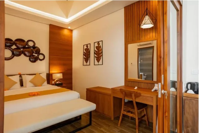 فيلا ديلوكس بسرير مزدوج، Freddies Resort & Villas Ubud Bali 1/1