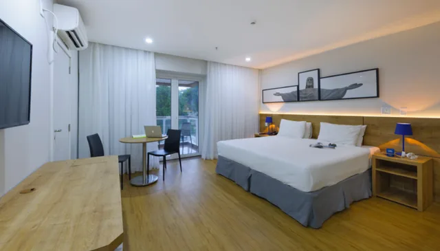 غرفة ديلوكس مفردة بشرفة، B&B HOTEL Rio de Janeiro Copacabana 4/7