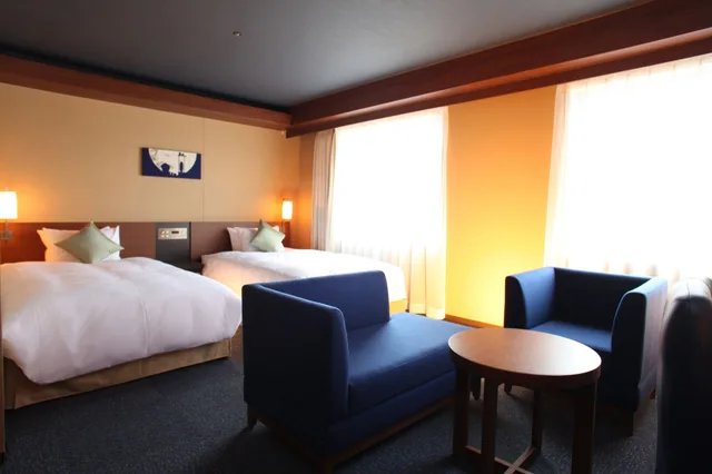 غرفة ديلوكس ثلاثية بسريرين منفصلين مع أريكة، Daiwa Roynet Hotel Kyoto Hachijoguchi 2/4