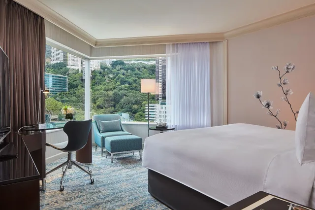 جناح تنفيذي بإطلالة على المدينة بغرفة نوم واحدة، Jw Marriott Hong Kong Hotel 1/3