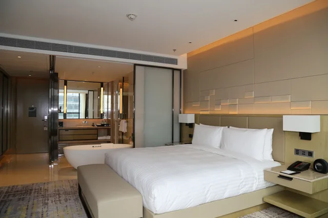 غرفة ديلوكس تنفيذية بسرير كينج، Chengdu Marriott Hotel Financial Centre 1/9