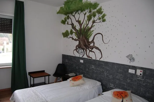 Art, Double or Twin Bed, Street View, Arca Hotel 1/4