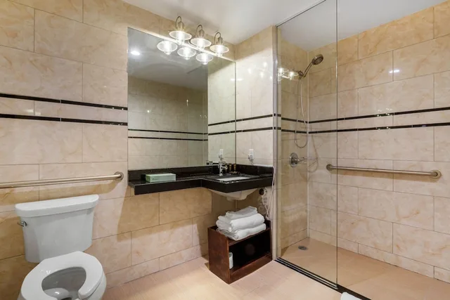 غرفة بسرير كينج لذوي الإعاقة، The L Hotel Brooklyn, NY 3/3