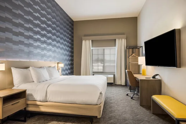 غرفة قياسية بسرير كينج يُسمح فيها بالحيوانات الأليفة لذوي الإعاقة، Comfort Inn & Suites Gaylord 1/3