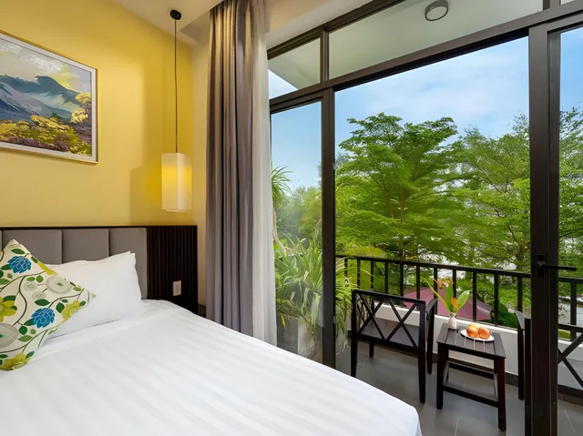 غرفة سوبيريور بسرير مزدوج بإطلالة على المسبح، Gia Huy Riverside Hotel Hoi An 1/1