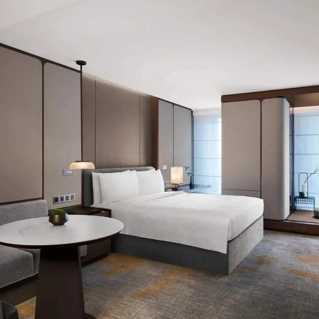 Space, Guest Room, King Bed، Jw Marriott Hotel Shenzhen 1/9