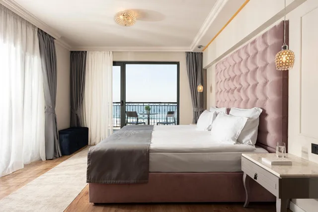 شقة بإطلالة على البحر بشرفة بغرفة نوم واحدة، Casa di Fiore SPA and Medical Hotel 3/7