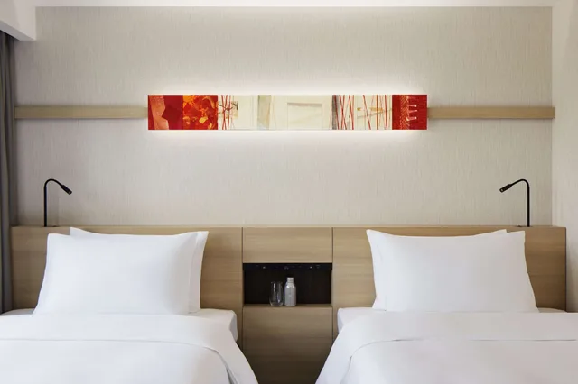 جناح بسريرين منفصلين مع أريكة بمطبخ، Hyatt House Kanazawa 3/7