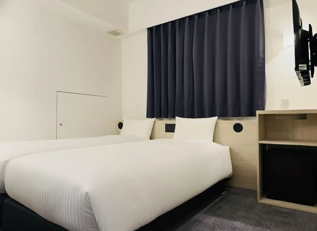 غرفة بسريرين منفصلين، Hotel Mid In Meguro-Ekimae 3/10
