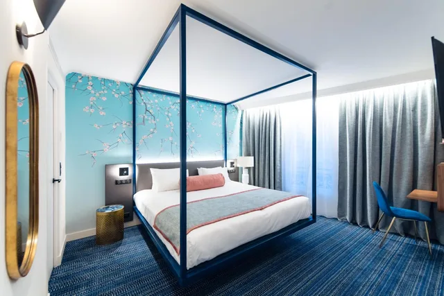 غرفة سوبيريور كبيرة بسرير كينج، Hotel Bleu de Grenelle 4/8