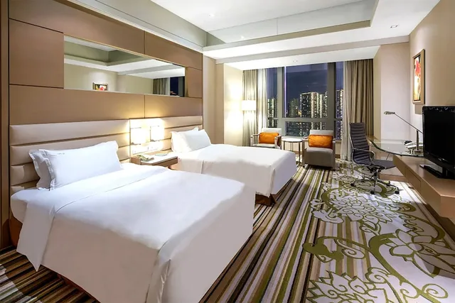 غرفة قياسية بسريرين منفصلين، Holiday Inn Tianjin Riverside 3/5